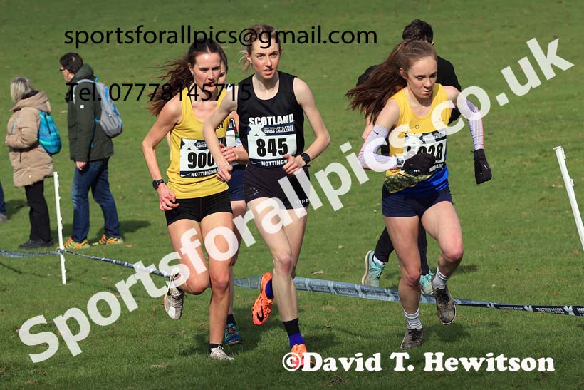 Senior Women, 2024 CAU Inter Counties Cross Country Champs., Wollaton Park, Nottingham. Photo: David T. Hewitson/Sports for All Pics